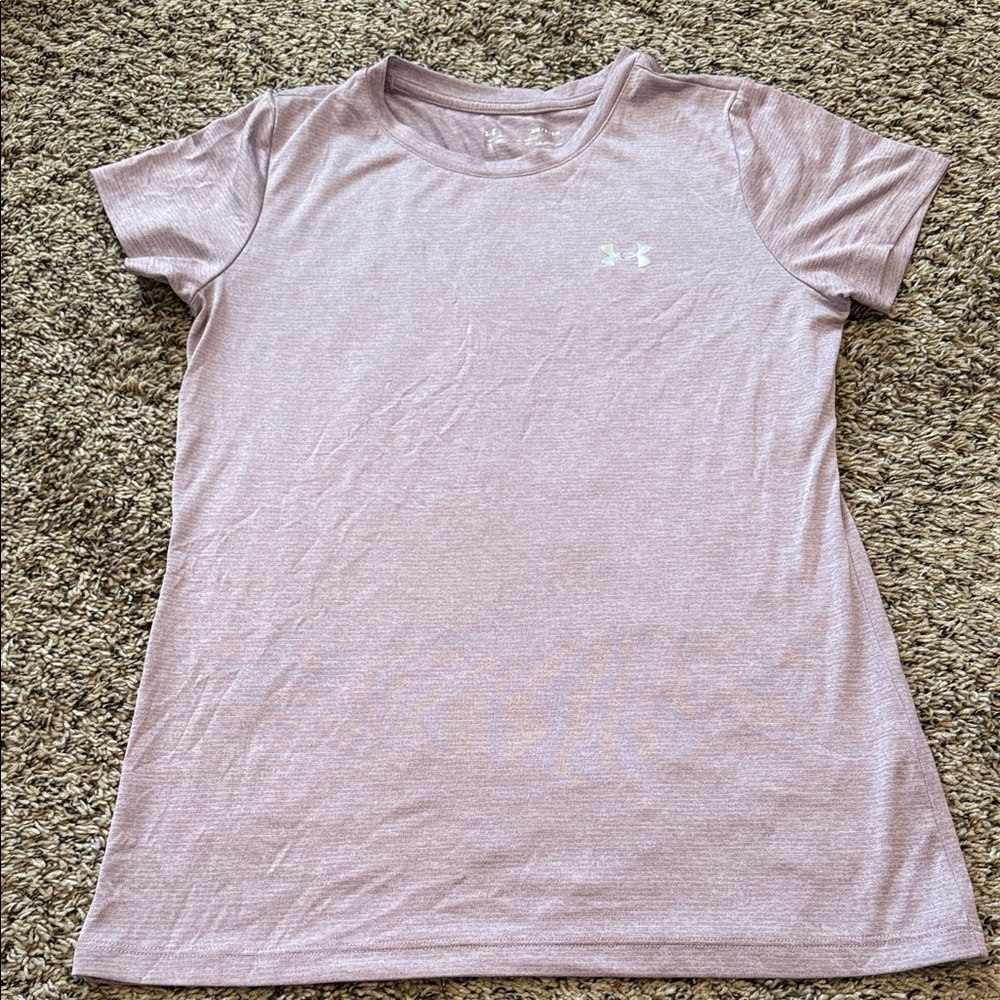 Under Armour Women's Light Purple Short Sleeve Tee